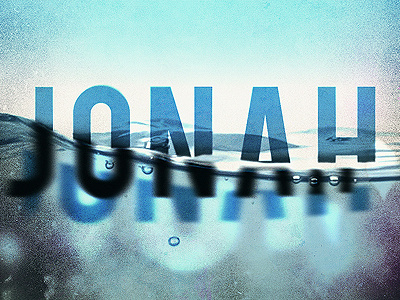 Jonah, Sink or Swim slide texture typography