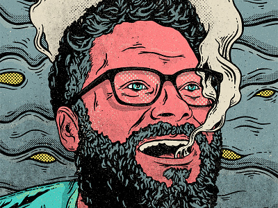 This is the Funny Person. comedy funny people illustration pop art seth rogen