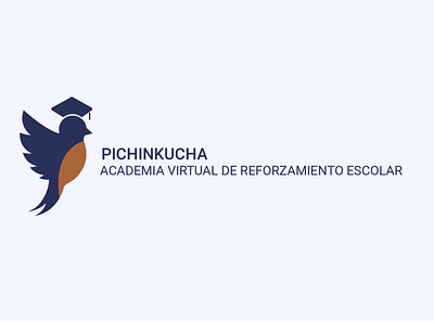 Logo Pichinkucha ai design flat illustration logo minimal typography