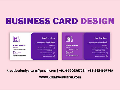 Business Card Design business card design graphic design