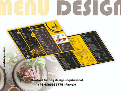 Menu Design food graphic design menu design restaurant restaurants