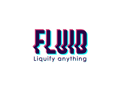 Landing Page logo for "Liquify" App branding design flat icon illustration illustrator lettering logo minimal vector