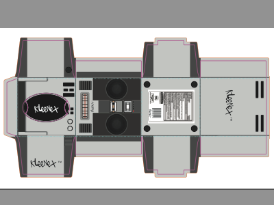 Kleenex BoomBox Tissue Boxes (Layout)