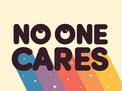 No One Cares bored cute emoji eyeroll free free wallpaper freebie funny funny lettering funny quote funny shirt graphic shirt ironic irony rainbow sarcasm sarcastic sassy typography wallpaper