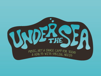 Under The Sea Logo brand logo typography