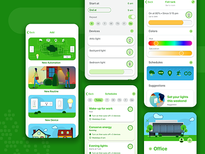 Smart home app app appmobile design iot product design ui ux