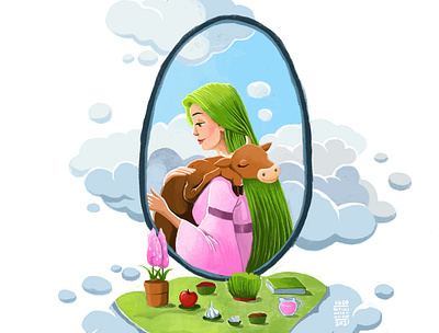 Norooz animation 2d animation art childrens illustration illustration illustration art illustrations illustrator