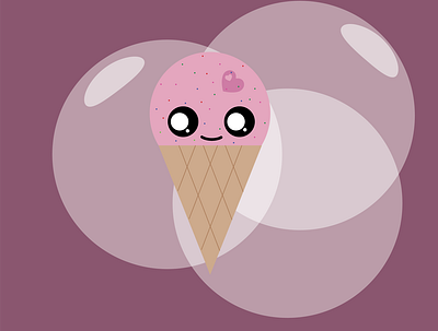 Ice cream khoshmaze animation graphic design logo