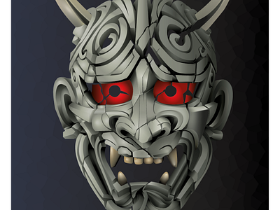 Japanese Demon mask