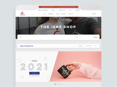 IERS shop design shop ui ux