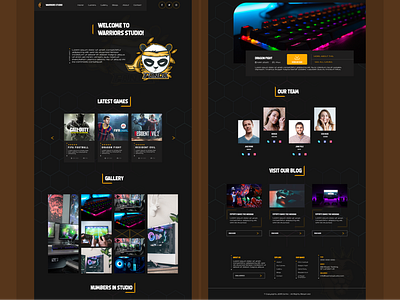 Gaming Studio Landing Page