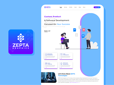 Graphics Agency Landing Page agency design graphics agency landingpage ui ux