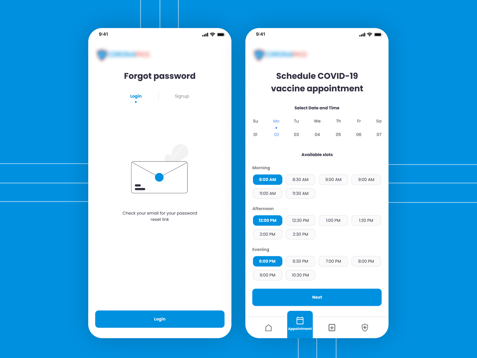 Covid-19 Facility App By Muhammad Jawad On Dribbble