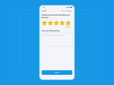 Rating design mobile ratings ui ux