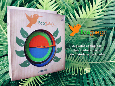 Empaque y marca Ecojuega empaque juguetes marca marketing