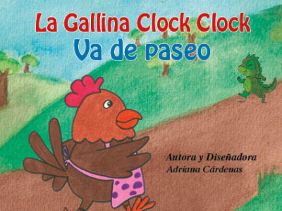 Cuento ilustrado La Gallina clock clock cuento infantil diseño editorial diseño gráfico ilustration personajes