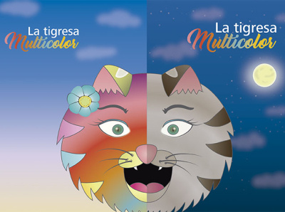 La Tigresa Multicolor [Cuento] comic comics cuento ilustrado cuento infantil diseño editorial diseño gráfico ilustración