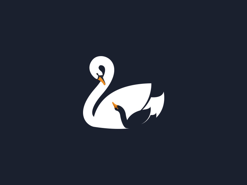 Mother Swan :) by Dipin Das on Dribbble