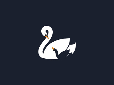 Mother Swan :) clean creative design dribbble flat flat design game icon love product ui