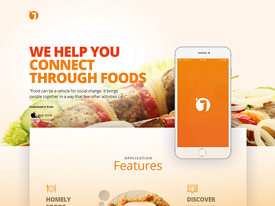 Joint_ a landing page design for food sharing app