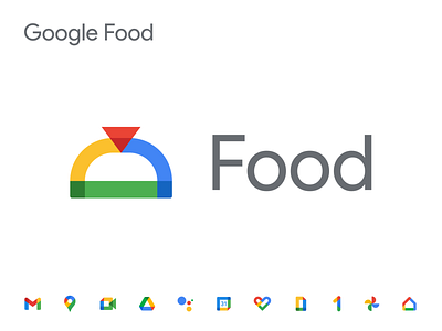 Google Food | Logo Design branding creative creativity design figma food food icon food logo google google logo graphic design illustration logo logo design ui ux
