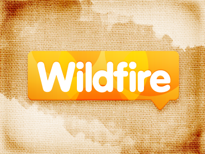 Wildfire brand burn burned citrusbyte fabric fire logo orange texture