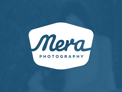Mera Photography — Branding arrow artists branding cursive deep blue fashion gallery lifestyle logo logotype mera music overlay photo photography portraits retina slideshow typography vintage