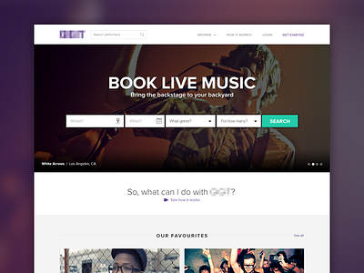 Book Live Music