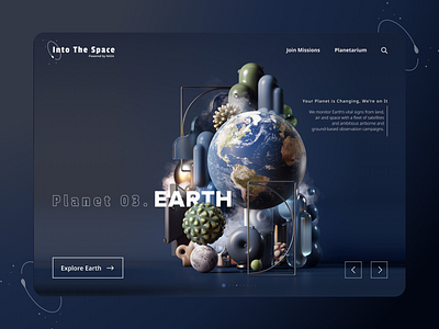 Space App - Web Design by Bella Rosita on Dribbble