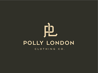 Polly London Clothing Logo brand identity clothing clothing logo creative creative logo custom logo design design service graphic design identity logo logo designer logo for sale logo maker logo work logotype minimal logo monogram monogram logo typography