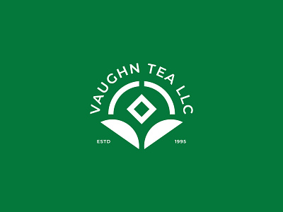 Vaughn Tea Logo abstract logo brand identity branding creative design designer freelancer graphic design logo logo designer logo designs logotype minimal minimalist simple tea tea logo typography