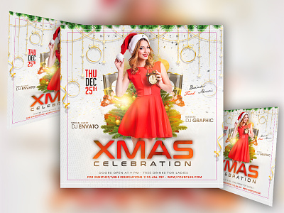 Chirstmas Party christmas design christmas facebookcover christmas flyer christmas night instagram xteamgraphic