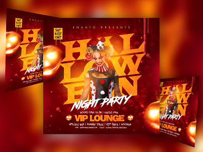 Halloween Flyer birthday black halloween halloween bash night nightclub party