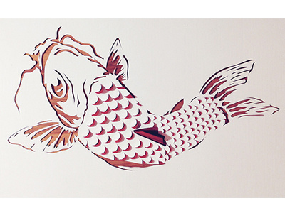 Paperart Koi