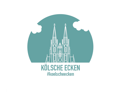finished "kölsche ecken" citymap cologne dom icon icondesign illustration infographic kiasue köln