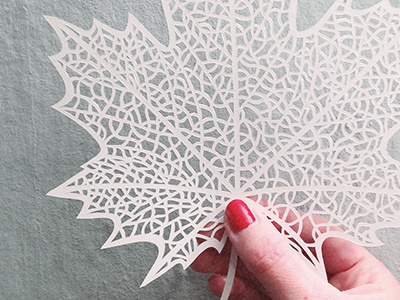 hello autumn 2 autumn craft design illustration leaf paper papercut papercutting paperlove pattern