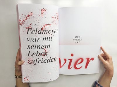 der dorn – editorial acryl editorial handmade illustration papercut stencils typography