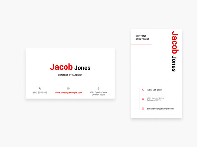 Business Cards branding business card businesscard clean ui minimal minimalist