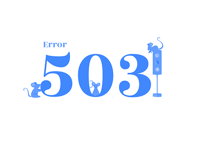 Error 503 in Blue