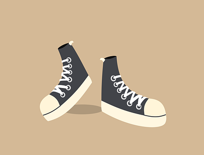 High top clean clean ui converse flat illustration flat ui flatdesign illustraion minimal shoe design shoes shoes design ui ui design ui illustration