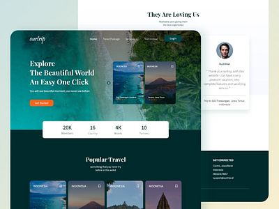Ourtrip - Travel Website