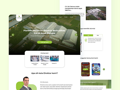 Agriculture Landing Page agriculture app dailyui design ui ux web