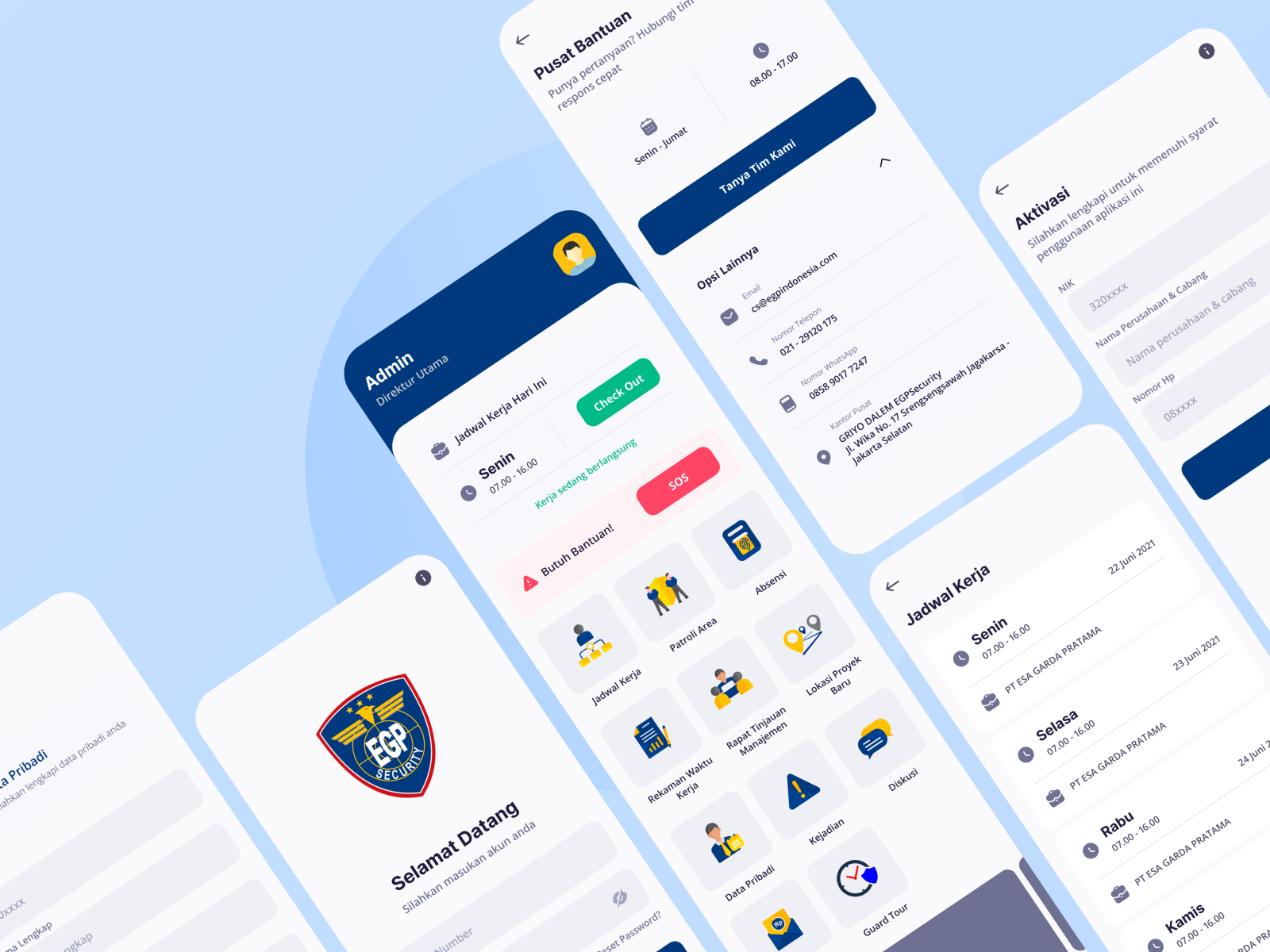 Security Attendance App by Galihrizal on Dribbble