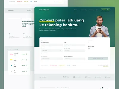 Pulse Converter Website convert dailyui design landingpage pulse shop ui uiux ux web website