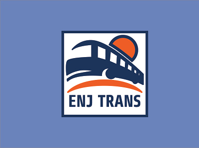ENJ TRANS design icon illustration logo vector