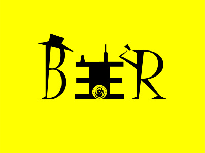 Beer bee beer branding beer label branding creative icon idenity illustration letter logp minimal word