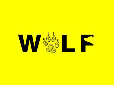 Wolf Animal Minimal Logo