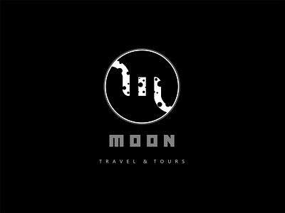 Moon Logo Travel & Tours flat design flatdesign letter m letter m logo m m letter m letter logo minimal minimal logo minimal logo design minimalist minimalist logo moon moonlight moons moonshine travel travel app travel logo travelling