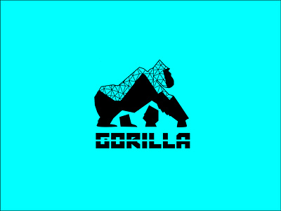 Gorilla Animal Logo branding creative flat flat design flat logo flat logo design flatdesign gorilla gorilla logo graphic design idenity letter logo minimal minimalism minimalist minimalist logo minimalistic