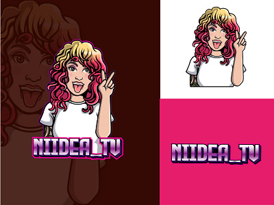 Nidea Tv custom logo twitch esports